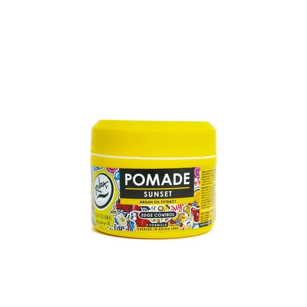 Pomade Sunset Hair Medium Hold Styling with Argan Oil Edge Control Elixir 150g