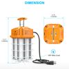 LED Temporary Work Light 125W Durable Super Bright Linkable Work Light (500W Eq)