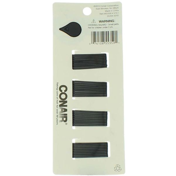 Styling Essentials Mini Pins, Black 36 Each - 3 Pack