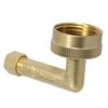 XFITTING 2-PACK Elbow Dishwasher Connector | 1/4" OD Compression x 3/4" Dishwasher