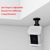 Adjustable Wall Mount Bracket Compatible with Ring Spotlight Cam Plus/Pro, Replacement Bracket for Better View Angle, 1-Pack, Black