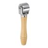 sourcing map Leather Press Edge Roller 1" Leather Glue Laminating Roller for Leather Sewing, Silver Tone