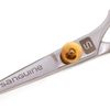 Moustache Scissors or Beard Trimming Scissors, Extremely Sharp - Silver 4.5 inch (11.5cm)