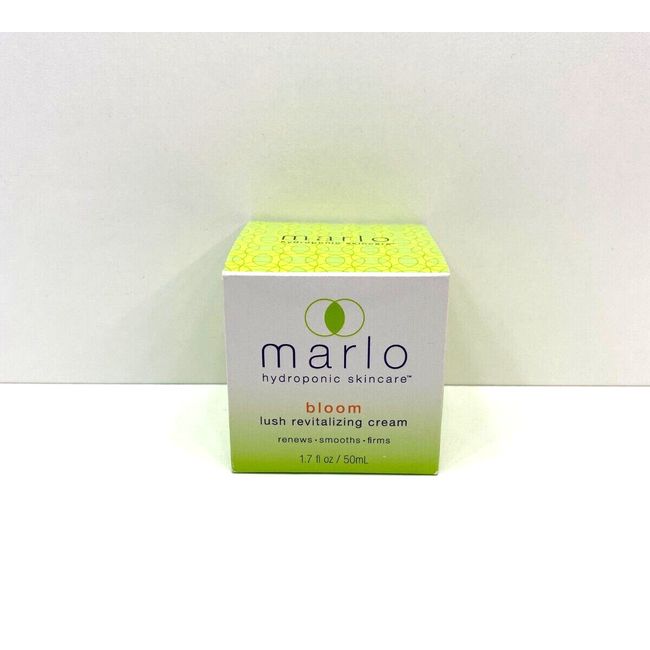 Brand NEW Marlo Hydroponic Skincare Bloom Lush Revitalizing Cream FULL SIZE