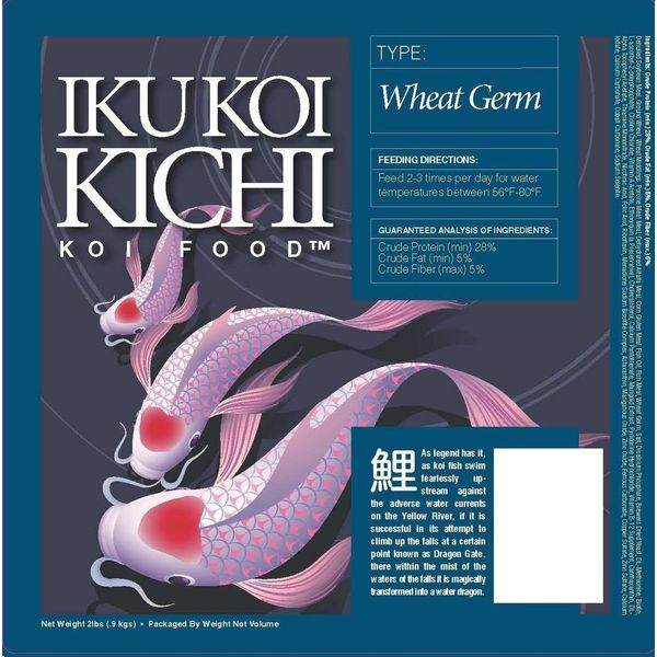 Iku Koi Kichi Wheat Germ Koi Fish Food, 10-Pound