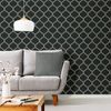 Crystal Trellis by Debona Silver/Silver Glitter Wallpaper (8897)