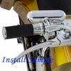 2x Chrome Motorcycle Oval Rearview Mirrors For Indian Chieftain Scout Roadmaster