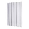 Croydex Poly Shower Curt White