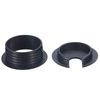 SATINIOR 10 Packs Black Desk Cable Wire Grommet Cord, PC Computer Desk Plastic Grommet Cord, Tidy Cable Hole Cover Organizers (Black,1.5 Inch)