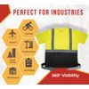 4PK High Visibility Reflective T-Shirt (XL) for Men Class2 ANSI/ISEA Certified