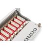 DIGITUS CAT 6A Patch Panel, Shielded, 12-Port Label Field, 1U, 10" Rack Mount, Grey RAL 7035