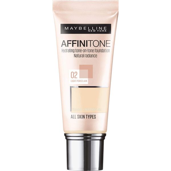 Maybelline New York Affinitone Unifying Foundation Cream - 02 | Light Porcelain