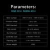 RGB DMX Decoder, 4 Channel DMX Decoder, DMX 512 Decorder Adjustable RGB Dimming LED Decorder Controller for Bars Hotels Sober Bars