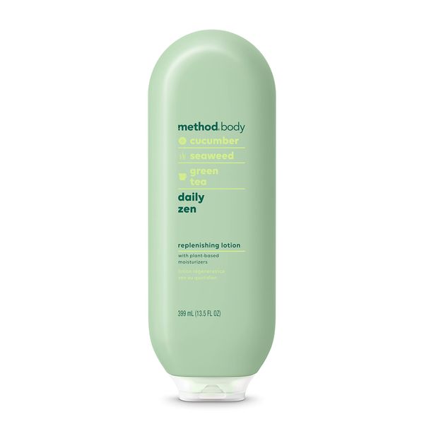Method Daily Lotion, Daily Zen, Plant-Based Moisturizer for 24 Hours of Hydration, 13.5 fl oz (Pack of 1)