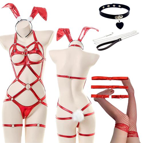 Dear Japan Shop Bunny Girl, Cosplay, Bunny Girl, Reverse Bunny, Sexy Costume, Erotic, Extreme Eching, Lingerie, Underwear, Training, Cute, Devil, Leather, Rabbit, Bunny Ears, Rabbit, Leather, Women's