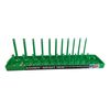 Hansen Global Hansen 1403 1/4" Drive Standard Regular & Deep Socket Holder - Green