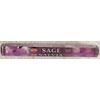 HEM INCENSE STICKS - 20 STICK HEXAGON BOX -SAGE- SCENT