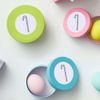 24 x 40mm Round 'Candy Cane ' Stickers (SK00066778)