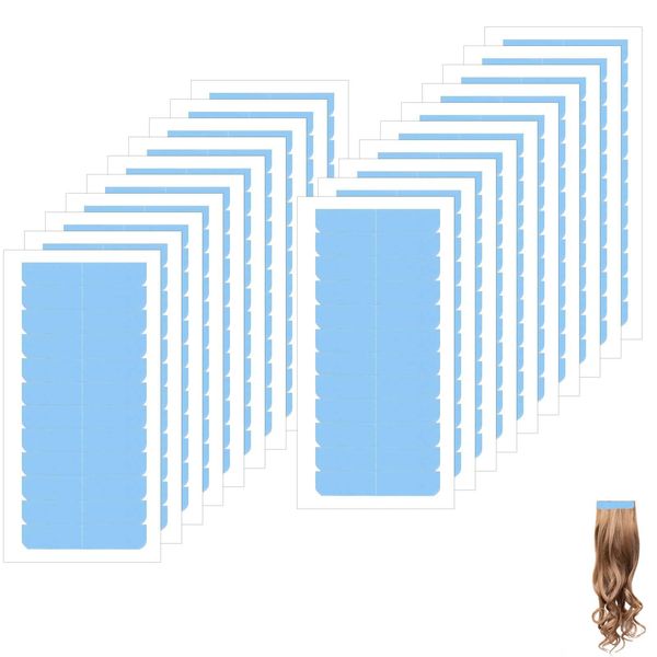 Koorium® Hair Extension Tapes, Hair Tapes For Extensions, Tape Hair Extensions Glue Strips, Hair Extension Tape Tabs, Double Sided Adhesive Tapes In Hair Extensions,Wigs And Hairpieces Replacement