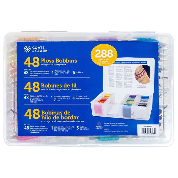 Coats & Clark Travel Floss Organizer, Floss Box