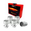 OMAC Wheel Lock Kit for Ford Ranger M12X1,5 Nut Galvanized Silver 4Locks & 1Key