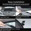 Light Bar Bonnet Bracket, 2 Pack LED Light Bar Base Mounting Bracket Ditch Light Brackets Adjustable LED Work Light Bar Mounting Bracket Clamp