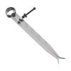 sourcing map Spring Joint Caliper 10 inch / 250mm Adjustable Spring Inside Caliper with Solid Nut for Wood Turning Lathe Work