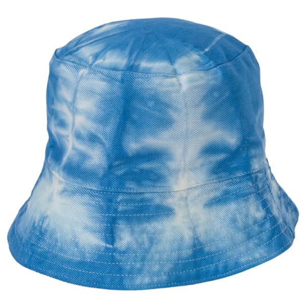 [3world] Bucket Hat, Bakaiha, Tie-Dye Dye, Pushing Activity, Festival, Outdoor, One Size Fits Most, blue