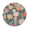 Tulip Floral Wildflowers Pattern Graphic PopSockets Swappable PopGrip