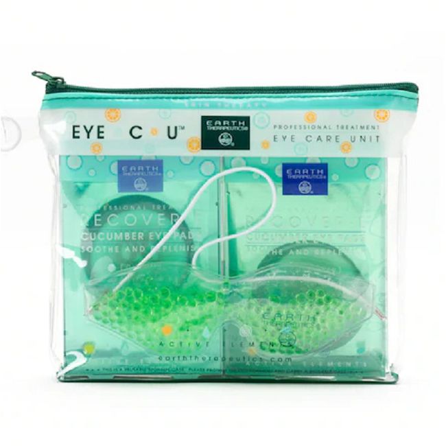 Earth Therapeutics Eye-C-U Cucumber Eye Care Unit Recover-E Pads Compress NEW