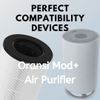 Nispira MD01 MD02 Mod/Mod+ Replacement Filter for Mod/Mod+ Air Purifier, 4 Packs