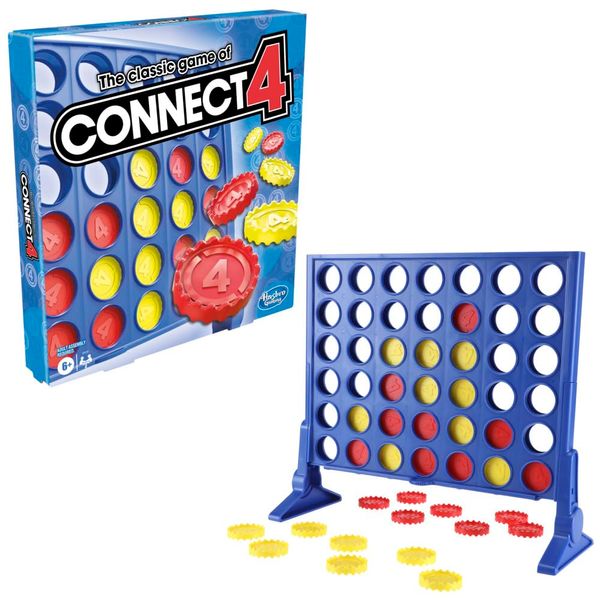 The Classic Game of Connect 4 Strategy Board Game; 2 Games for Kids Aged 6 and up; 4 in a Row