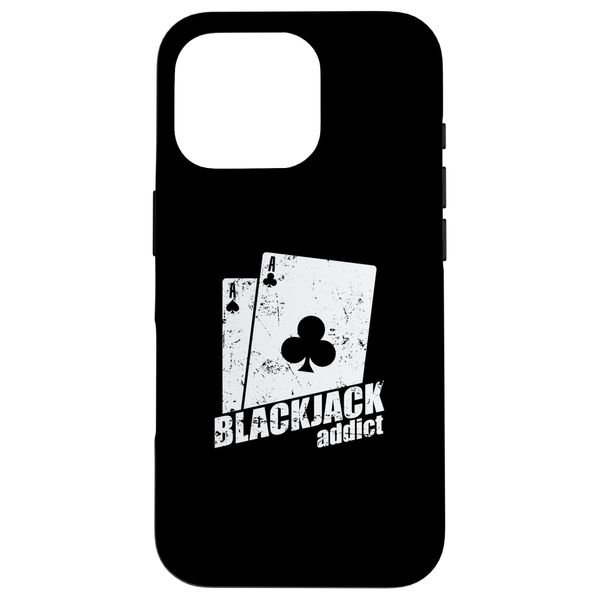iPhone 16 Pro Blackjack addict Card Game Casino USA Case
