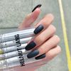 Nail Tip, Mat, Simple, Pink, False Claws, Plain, Cute, Easy to Apply, Long Size, Daily (MOS005)