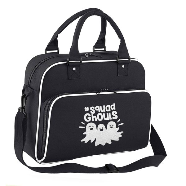 Flox Creative Black and White Junior Dance Bag Squad Ghouls