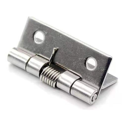 6pcs Self-Opening Spring Hinges, 304 Stainless Steel Self-Closing Spring Door Hinges, Automatic Closing Hinges for Invisible Doors, Closing Spring Hinges (1 Inches)
