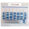9 Inch, Adjustable 6-Disk Label Dispenser, by Quality IZ, Acrylic
