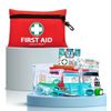 Mini First Aid Kit, 110 Piece Small First Aid Kit - Includes Emergency Foil Blan