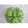 10" St. Patrick's Day Shamrock Wired Wreath Bow