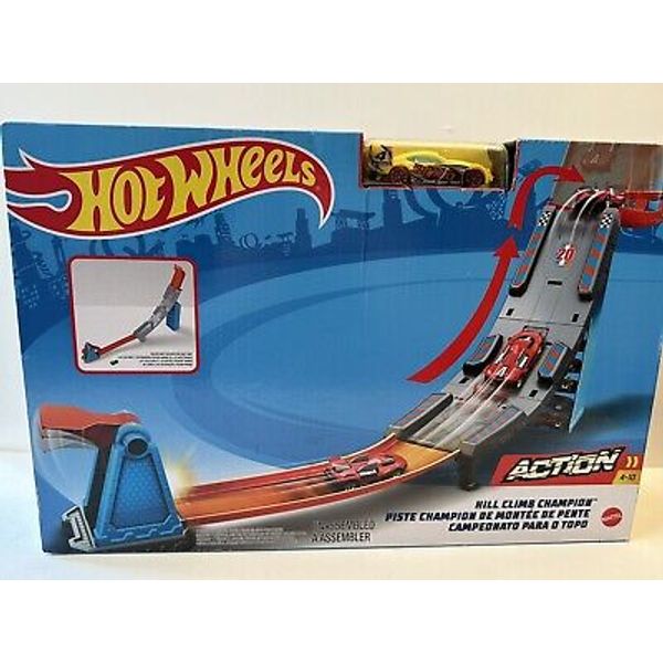 Hot Wheels Toy Car Track Set Hill Climb Champion Playset