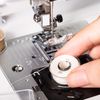 sourcing map Prewound Bobbin Thread Set Standard Sizes with 25 Compartments Box for Embroidery and Sewing Machine, Gray