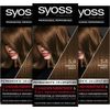 Syoss Colour Coloration 5_8 Hazelnut Level 3 (3 x 115 ml), Permanent Colouration for up to 10 Weeks of Colour Intensity and 70% Less Hair Breakage*
