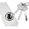 Micro Traders Shutter Padlock Heavy Duty Shackle Pad Lock Steel 90mm