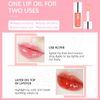 Plumping Lip Oil, Hydrating Lip Gloss Tinted Lip Balm Lip Care Transparent Toot Lip Oil, Long Lasting Nourishing Lip Glow Oil Non-sticky Big Brush Glitter Shine Primer Lip Tint (RASPBERRY)