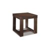 Signature Design by Ashley Contemporary Watson End Table  Dark Brown