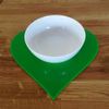Heart Placemat Set - Gloss Turquoise 4 Placemats Standard 28cm