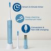 Reach Sonic USB Electric Toothbrush, Soft, Includes Toothbrush Handle, Brush Head, Toothbrush Cap, Travel Case and Toothbrush Stand