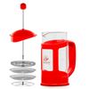 Ovente French Press 34 Ounce 1 Liter Coffee and Tea Maker Red FPT34R