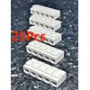 CAT6 RJ45  Wall Jack Easy Connect Wall Plate  25pc white colour/keyston