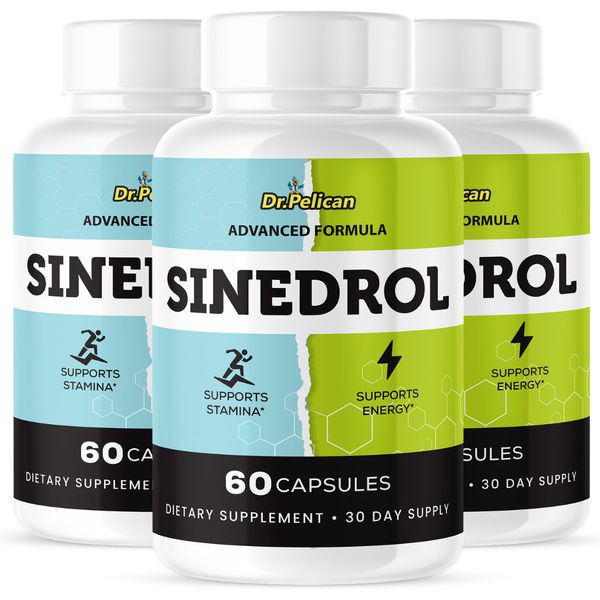 Sinedrol- Keto & Weight Support- 3 Bottles- 180 Capsules